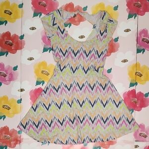 American Eagle Multicolor Chevron Dress